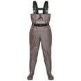thumbnail image 1 of Chest Waders, Fishing Hunting Waders with Non-Slip Boots Unisex, Two-ply Waterproof Nylon/PVC Bootfoot Wader (Size9-13), 1 of 7