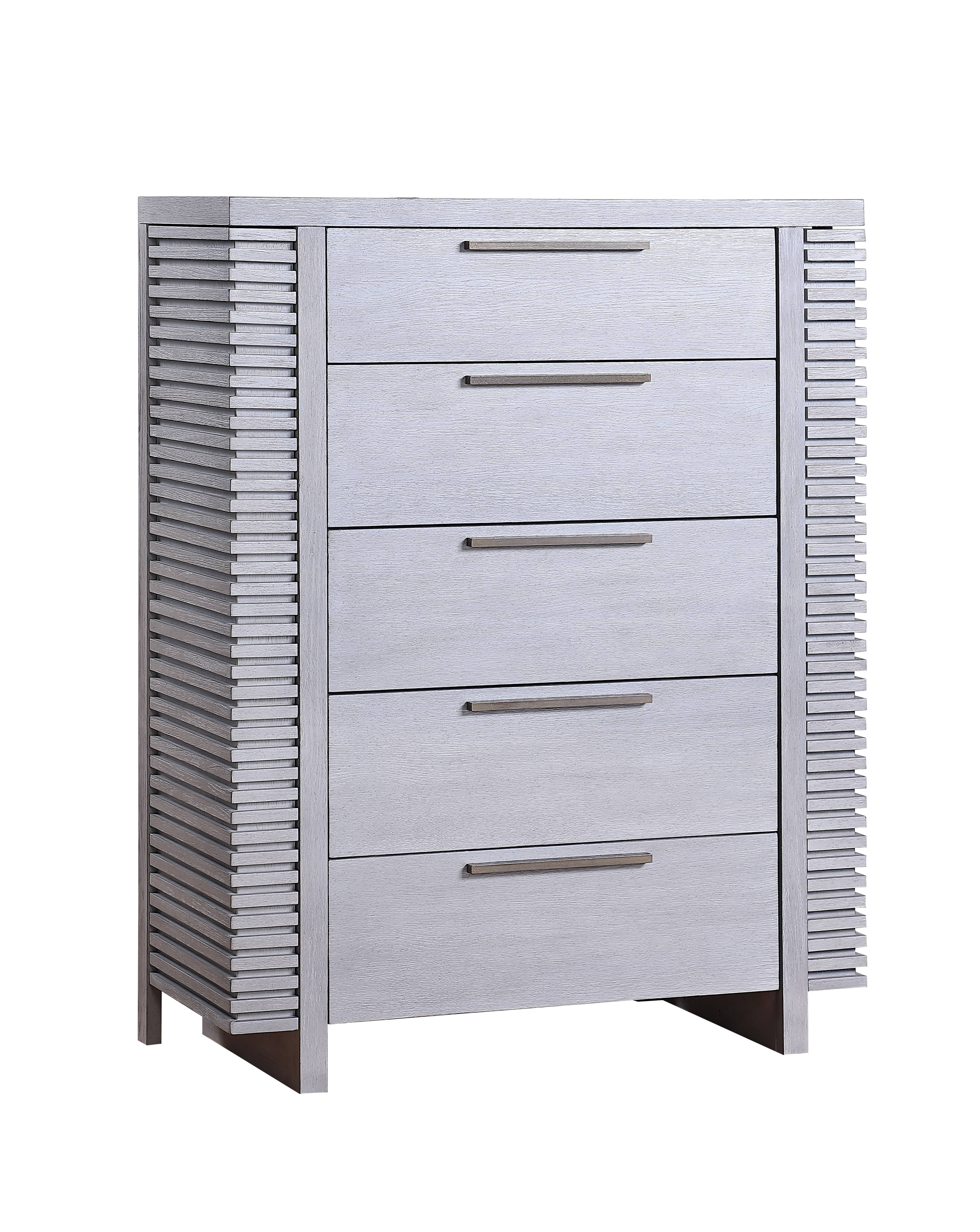 Chest w/Side Hidden Storage, White Oak - Walmart.com