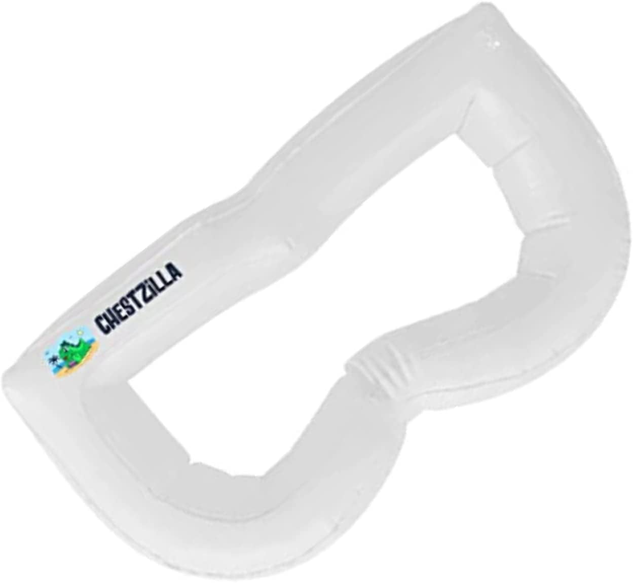 ChestZilla Sunbathing Inflatable Beach Pillow with Adjustable Velcro Strap and Resealable Carrying Bag, Perfect for Pool, Camping and Travel