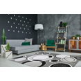 thumbnail image 1 of Chester Abstract Black & Grey Area Rug, 1 of 9