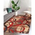 thumbnail image 1 of Chester Abstract Red/Brown Area Rug, 1 of 10