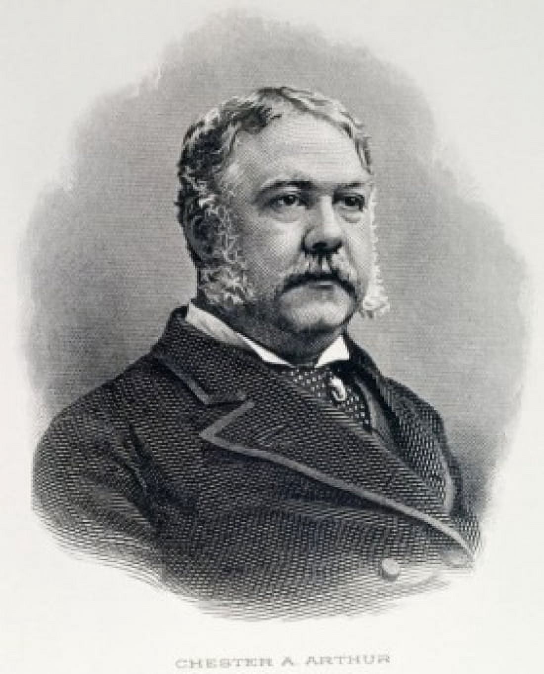 Chester Arthur twenty first President of United States engraving (1829-1886) Canvas Art - (24 x 36)