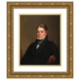 thumbnail image 1 of Chester Harding 15x17 Gold Ornate Wood Frame and Double Matted Museum Art Print Titled - John Randolf of Roanoke (1829-1830), 1 of 4