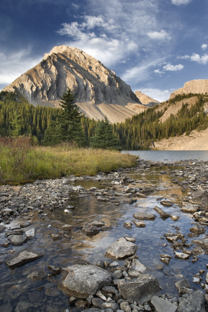 Chester Lake Spray Valley Provincial Park Kananaskis Country Alberta Canvas Art - Darwin Wiggett Design Pics (11 x 17)