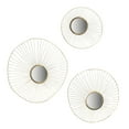 thumbnail image 1 of Chester Round Wall Mirrors - Set of 3 - Gold, 1 of 5