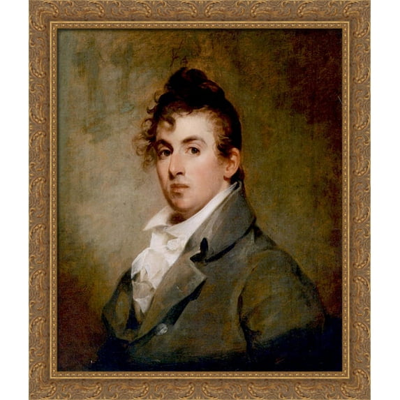 Chester Sully 28x32 Large Gold Ornate Wood Framed Canvas Art by Thomas Sully