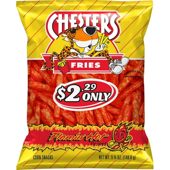 Chester's Flamin' Hot Fries Flavored Corn & Potato Snacks, 5.25 Ounce