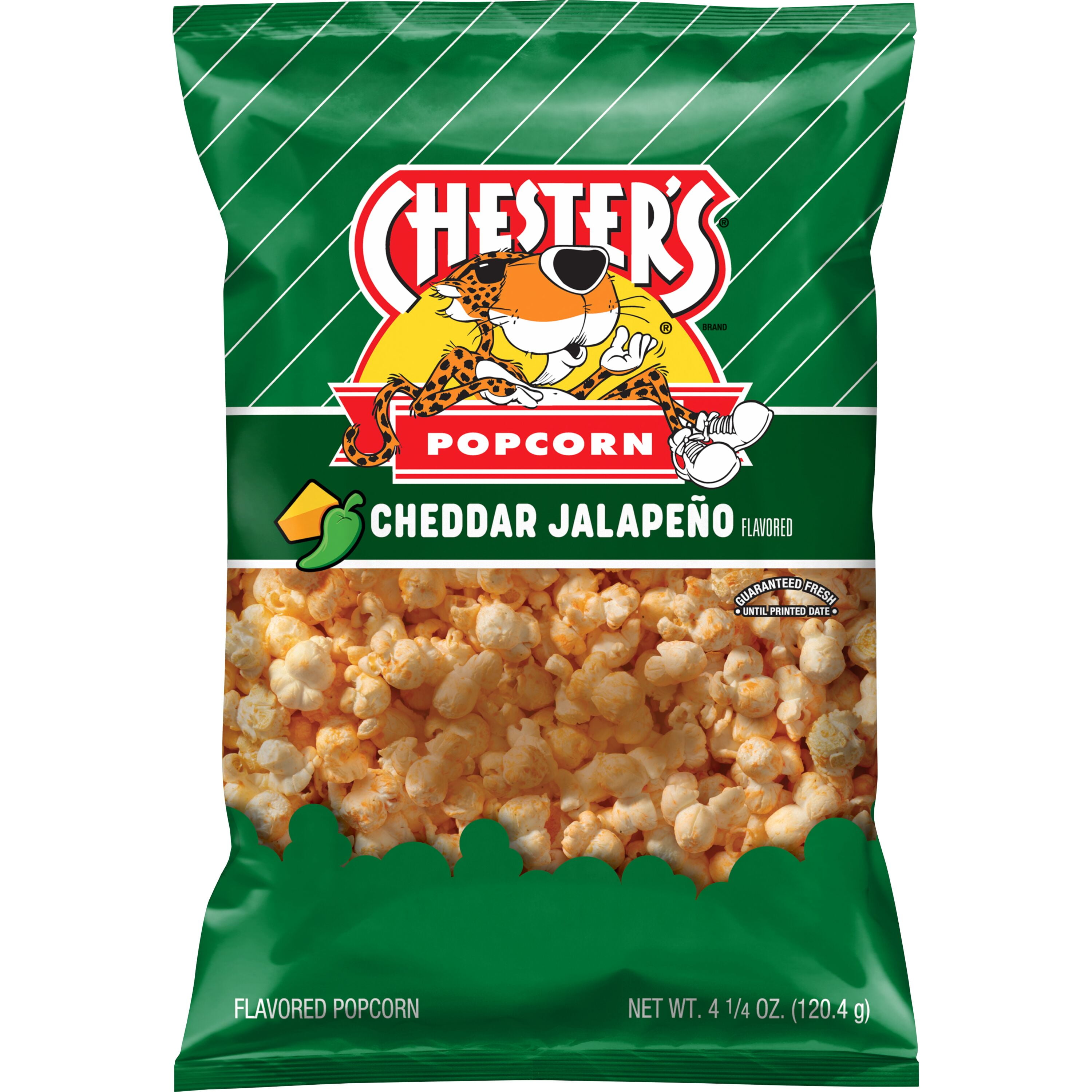 Chester's Jalapeno Cheddar Flavored Popcorn, 4.25 oz Bag - Walmart.com