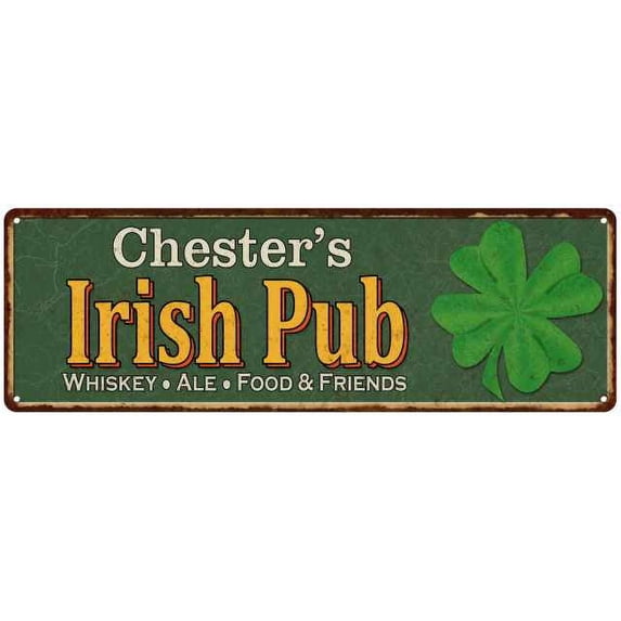 Chester's Irish Pub Sign Bar Man Cave 6x18 206180010383