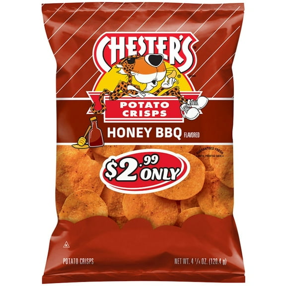 Chester's Potato Crisps, Honey BBQ Flavored