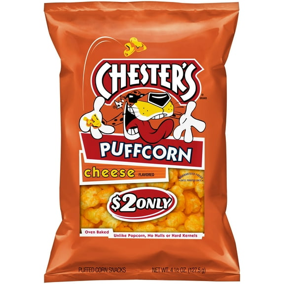 Chester's Puffcorn, Cheese, 4.5 oz Bag