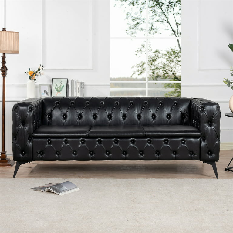 Chesterfield 3 Seater Couch Retro