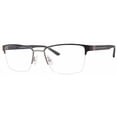 thumbnail image 1 of Chesterfield CH 87XL 0FRE 00 Men's Matte Grey Half Rim Eyeglasses, 1 of 2