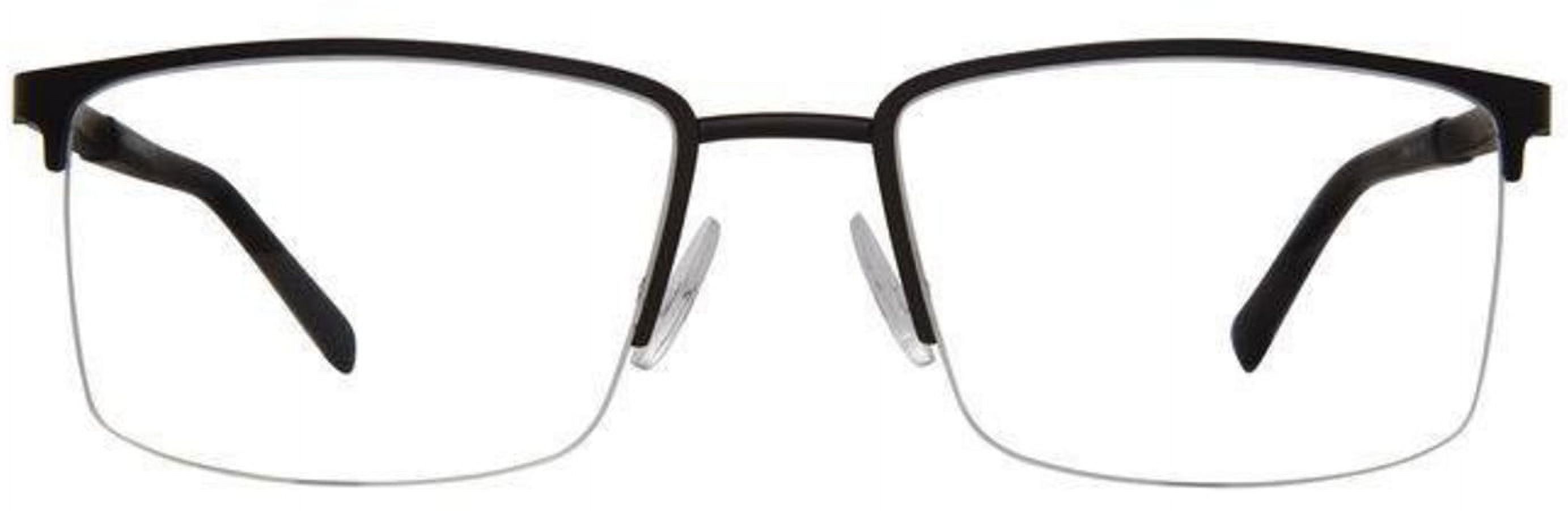 Half Rim Chesterfield Black Glasses‎ Chesterfield Eyeglasses Frames CH863 01G0 Matte Gunmetal  main image 3