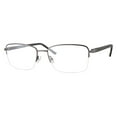 thumbnail image 1 of Chesterfield Full Rim Rectangular Matte Gray Eyeglasses, 1 of 4