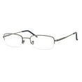 thumbnail image 1 of Chesterfield Semi-Rimless Rectangular Gunmetal Eyeglasses, 1 of 1