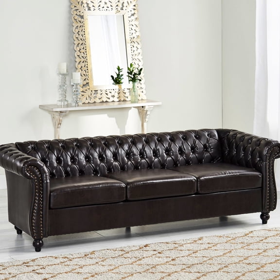 Chesterfield Sofa Features + Elegant Design - Entertaining Guests, Make a Good Impression