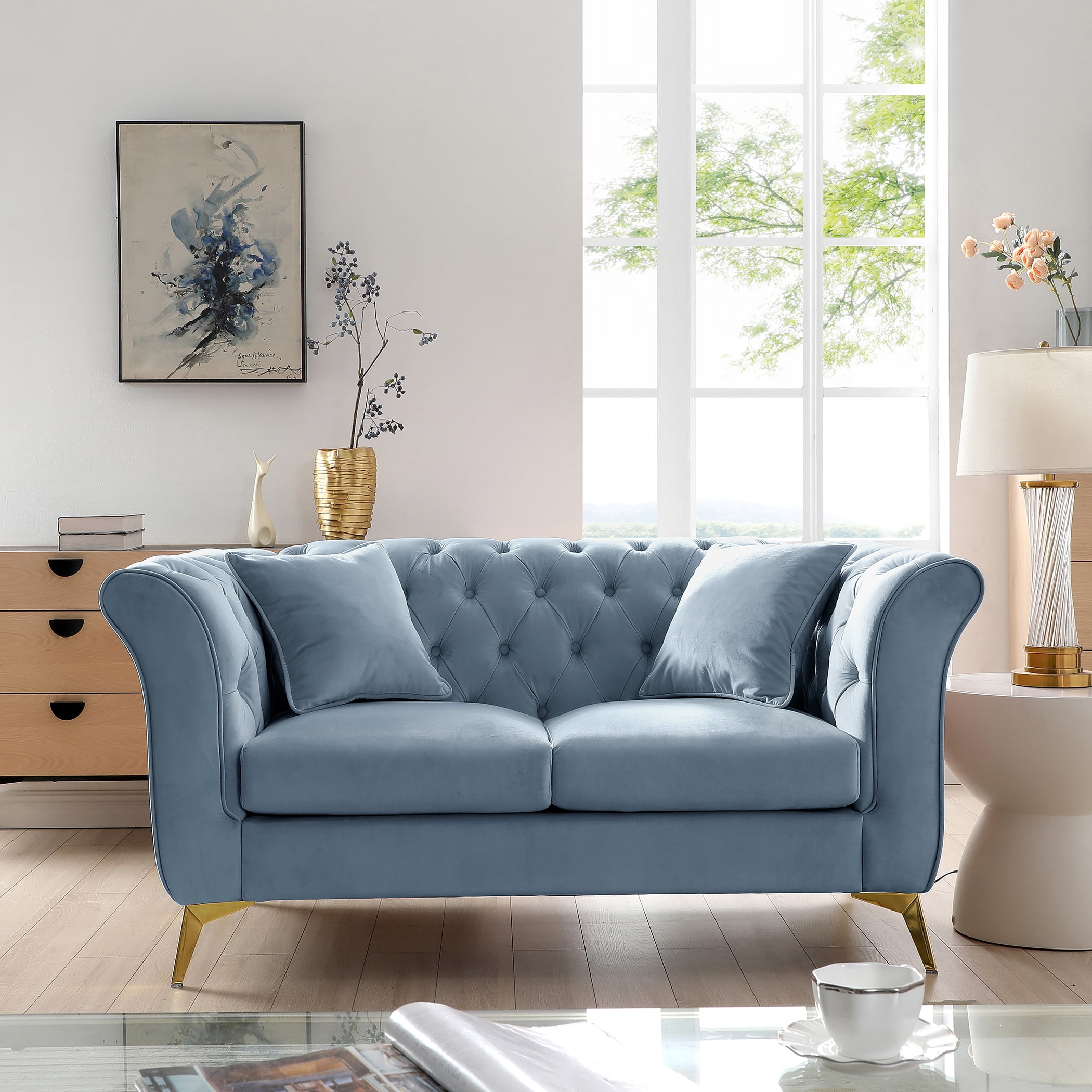 Chesterfield sofa ,Stanford sofa , high quality Chesterfield sofa ,Teal