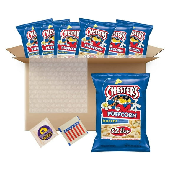 Chesters Butter Puffcorn 3.25 oz (6 Pack)