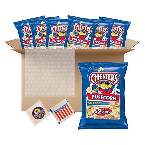 Chesters Butter Puffcorn 3.25 oz (6 Pack)