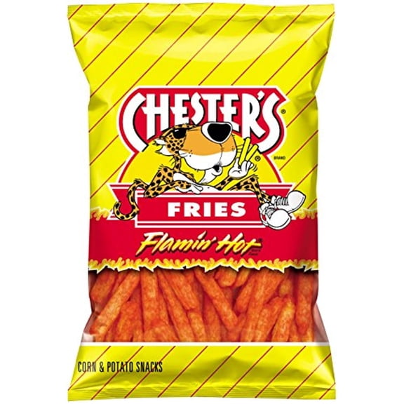 Chesters Fries Flamin Hot Flavor 5.5 Oz Bag (Pack Of 2)
