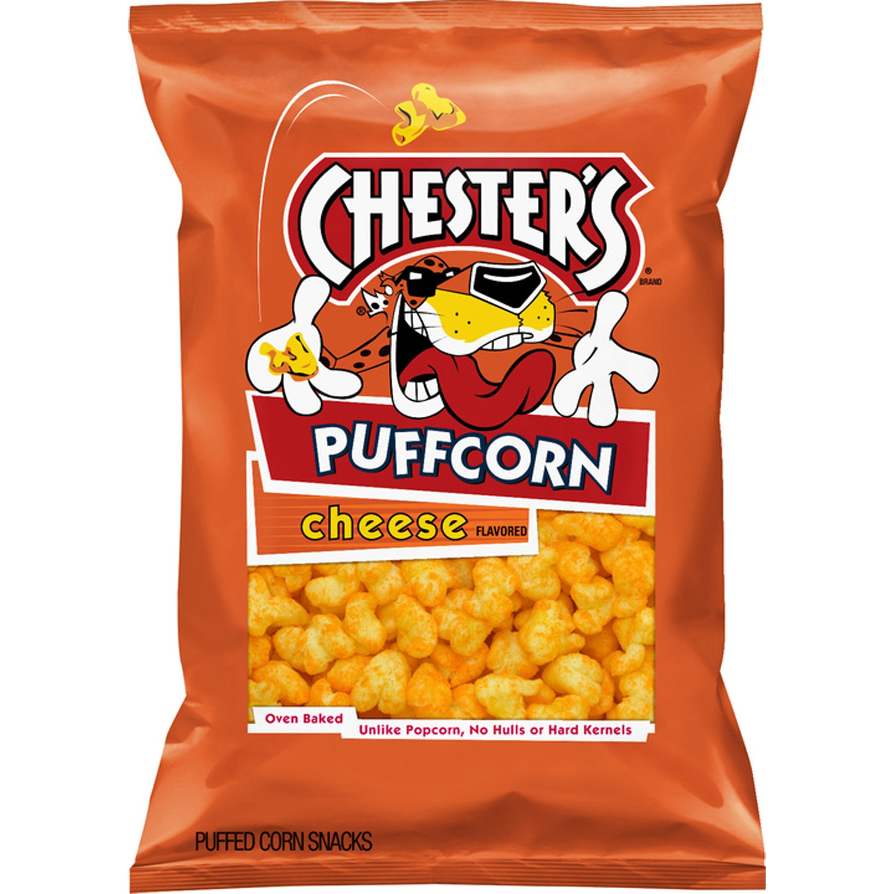 Chester's Puffcorn Puffed Corn Snacks Cheese Flavored, 4.25 Oz, Bag