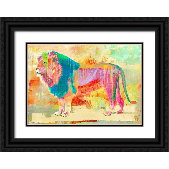Chestier, Eric 14x11 Black Ornate Wood Framed with Double Matting Museum Art Print Titled - Urban Savannah I