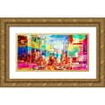 thumbnail image 1 of Chestier, Eric 24x14 Gold Ornate Wood Framed with Double Matting Museum Art Print Titled - Time Square 2.0, 1 of 4