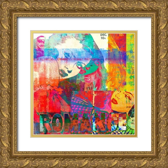 Chestier, Eric 26x26 Gold Ornate Wood Framed with Double Matting Museum Art Print Titled - True Romance!