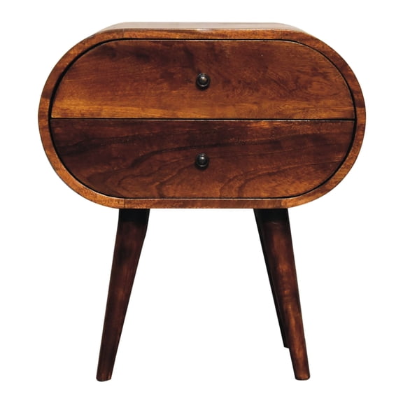 Chestnut Mango Wood | Drawer Storage Function | Bedroom Accent