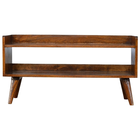 Chestnut Nordic Solid Wood Seat With Storage - Practical Design, 36.19 In. Deep, 13.1 Wide, 17.87 High, 27.71 Lb Bench Made Of Elegant & Versatile, Depth, Width, Height