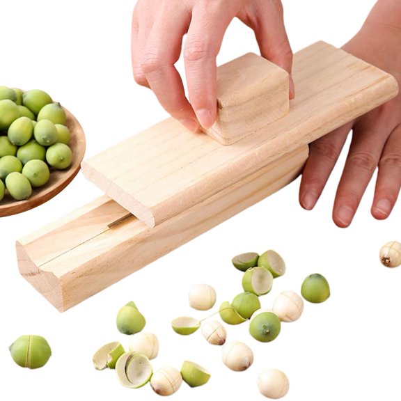 Chestnut Opener Tool With Non-slip Handle, Ergonomic Wooden Nutcracker, Chestnut Peeling Tool For Easy Use Versatile Nut Clip For Chinese Chestnuts And Nuts, Portable Nutcracker