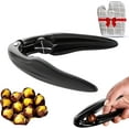 thumbnail image 1 of Chestnut Peeler & Cutter Tool, 2025 New Stainless Steel Chestnut Clip with Serrated Blade & Non-Slip Handle for Easy Peeling of Various Nuts (Black), 1 of 7