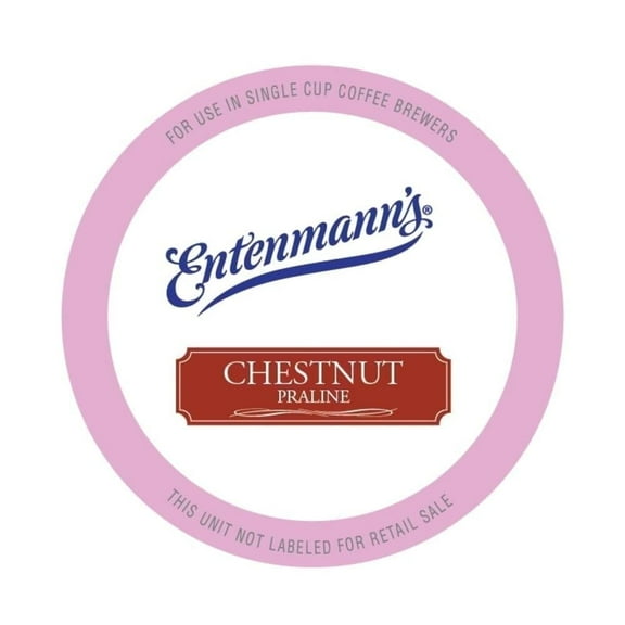 Chestnut Praline Flavored Coffee by Entenmann's, 40 count (4 boxes of 10)