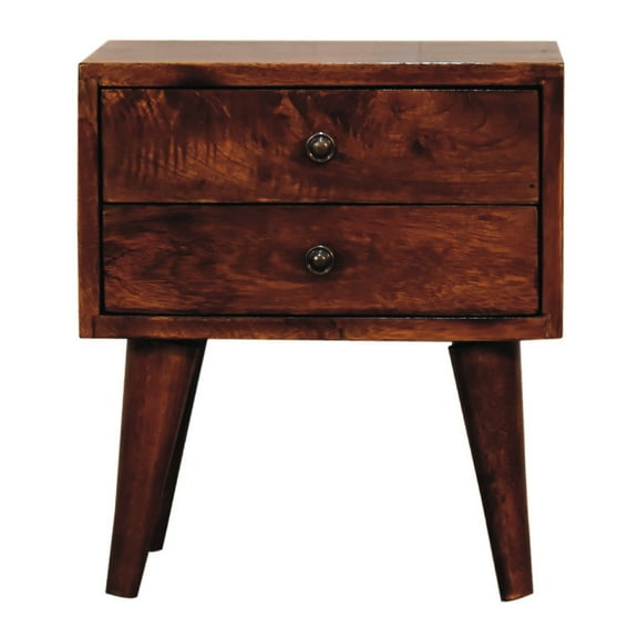 Chestnut Solid Wood Modern Living Storage - Organize Your Area Timeless Bedside A Classic Choice For Home