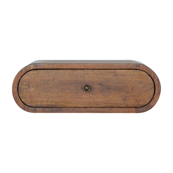 Chestnut Wall - Mounted Bedside Piece / Reading Nook Decor / Adds a Rustic Touch