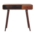 thumbnail image 1 of Chestnut Writing Desk - Add A Touch Of Warmth To Your Home. Solid Wood. 36.23 In. Deep, 18.03 Wide, 31.71 High, 43.8 Lb. Heavy Wood For Home Use Stylish And . Depth, Width, Height, Weight, 1 of 6