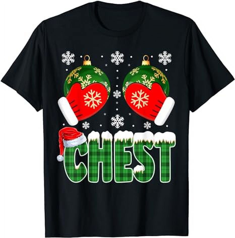 Chestnuts Matching Family Funny Chest Nuts Christmas Couples TShirt