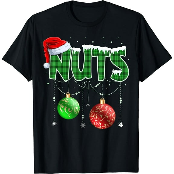 Chestnuts Matching Family Funny Chest Nuts Christmas Couples T-Shirt