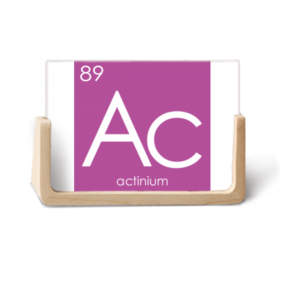 Chestry Elements Period Table Actinide Actinium Ac Photo Wooden Photo Frame Tabletop Display