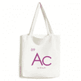 thumbnail image 1 of Chestry Elements Period Table Actinide Actinium Ac Tote Canvas Bag Shopping Satchel Casual Handbag, 1 of 3