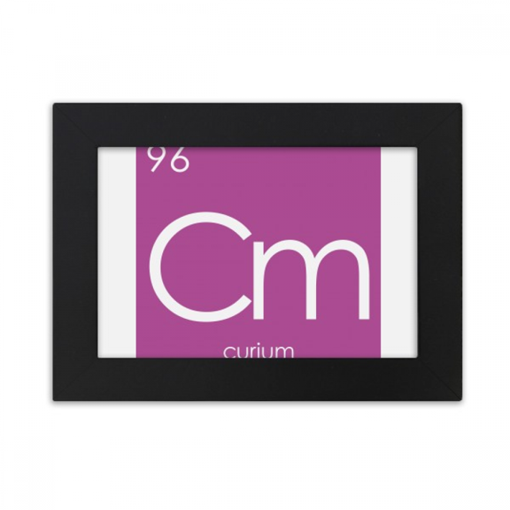 Chestry Elements Period Table Actinide Curium Desktop Photo Frame Ornaments Picture Art Painting