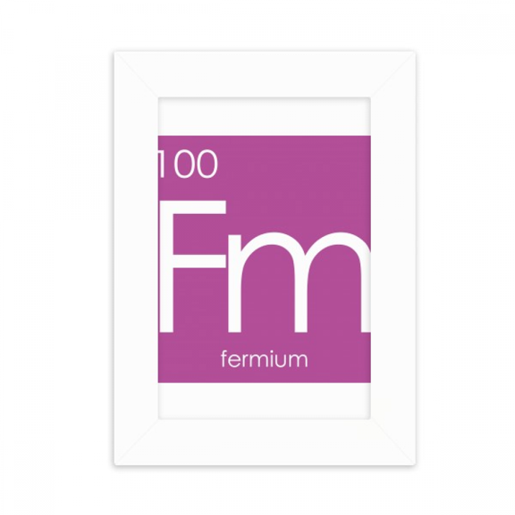 Chestry Elements Period Table Actinide Ferum Fm Desktop Photo Frame Picture Display Decoration Art Painting