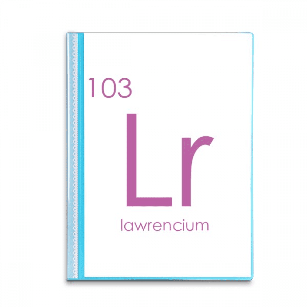 Chestry Elements Period Table Actinide Lawrencium Lr Book Sheet ...