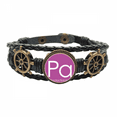 thumbnail image 1 of Chestry Elements Period Table Actinide Protactinium Pa Leather Braided Ocean Bracelet Wristband, 1 of 4