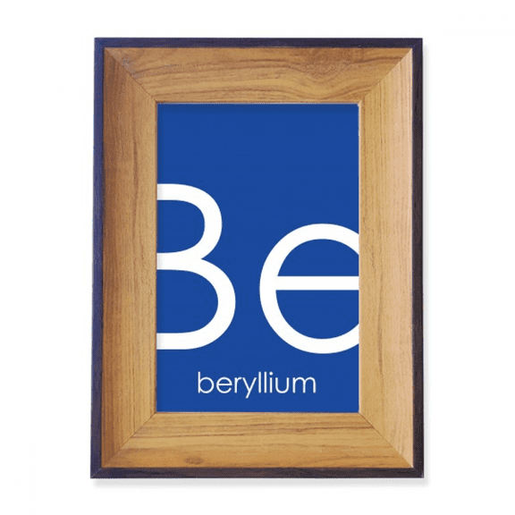 Chestry Elements Period Table Alkaline Earth Metal Beryllium Be Photo Frame Exhibition Display Art Desktop Painting