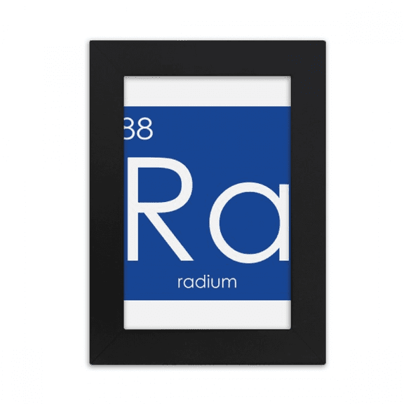 Chestry Elements Period Table Alkaline Earth Metal Radium Ra Desktop Photo Frame Picture Display Art Painting Exhibit