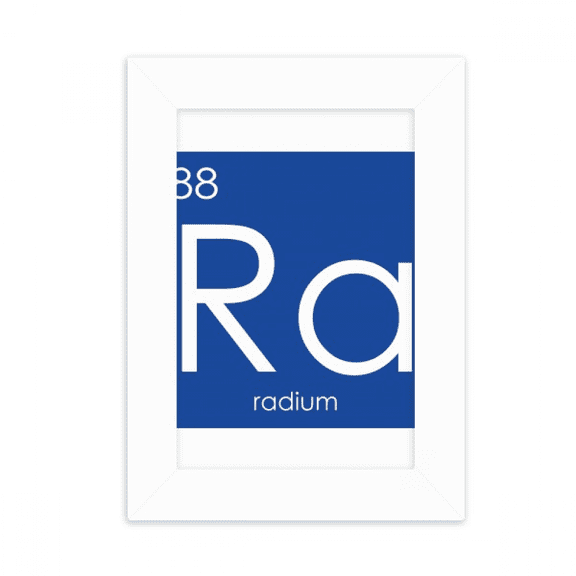 Chestry Elements Period Table Alkaline Earth Metal Radium Ra Desktop Photo Frame Picture Display Decoration Art Painting