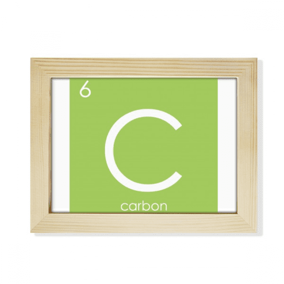 Chestry Elements Period Table Chalcogens Element Carbon C Desktop Photo Frame Picture Art Decoration Painting 6x8 inch