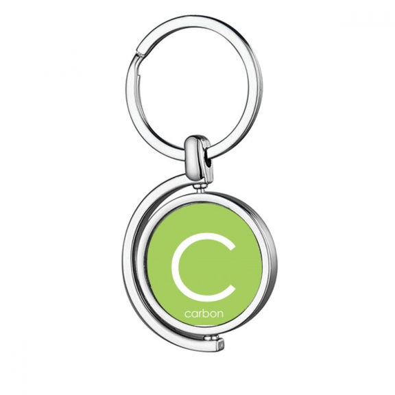 Chestry Elements Period Table Chalcogens Element Carbon C Rotating Keychain Metal Keyring Holder